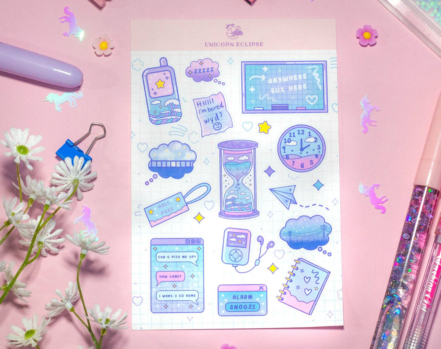 Classroom Daydreamer Sticker Sheet