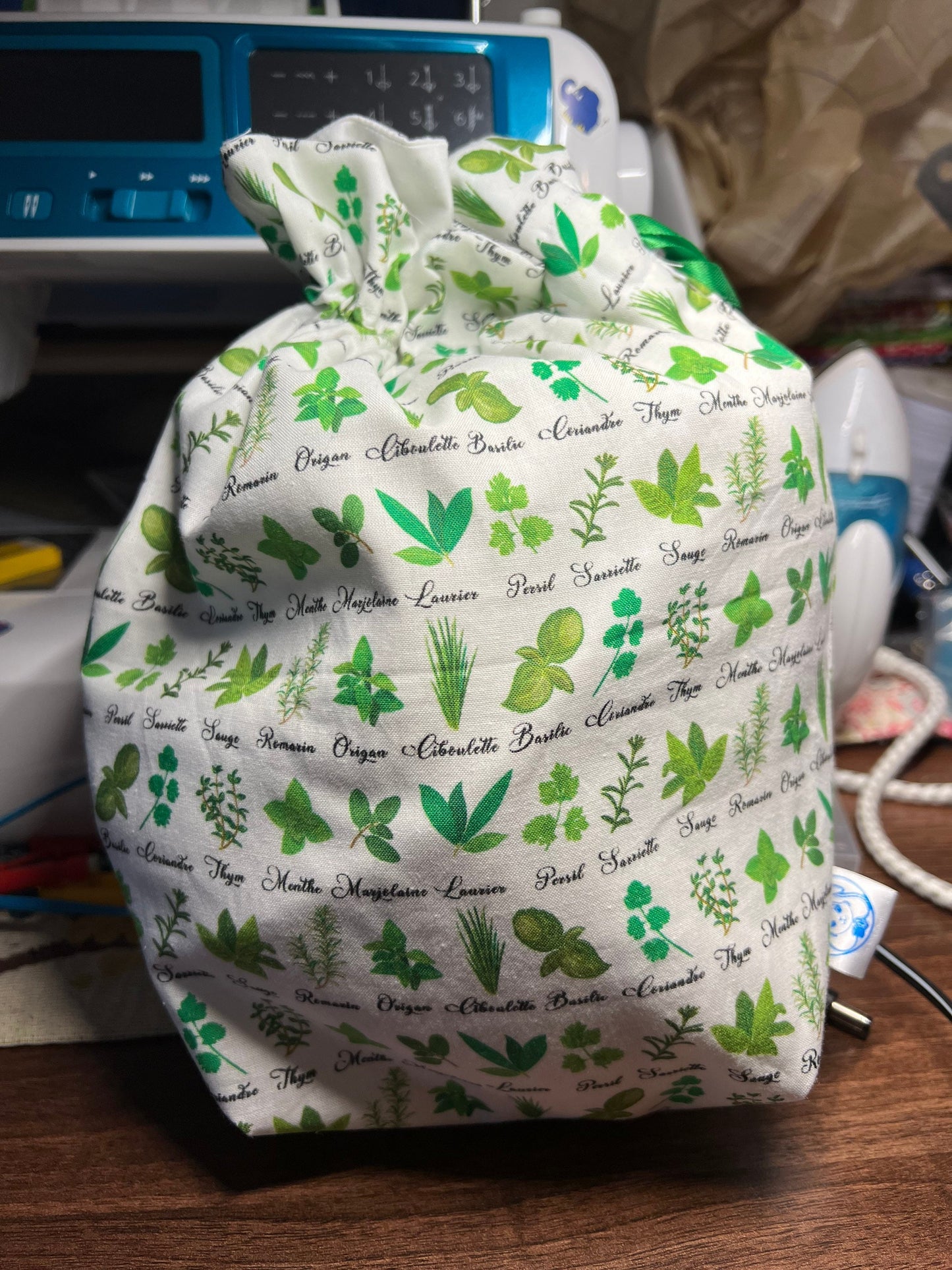 Handmade cotton produce bags