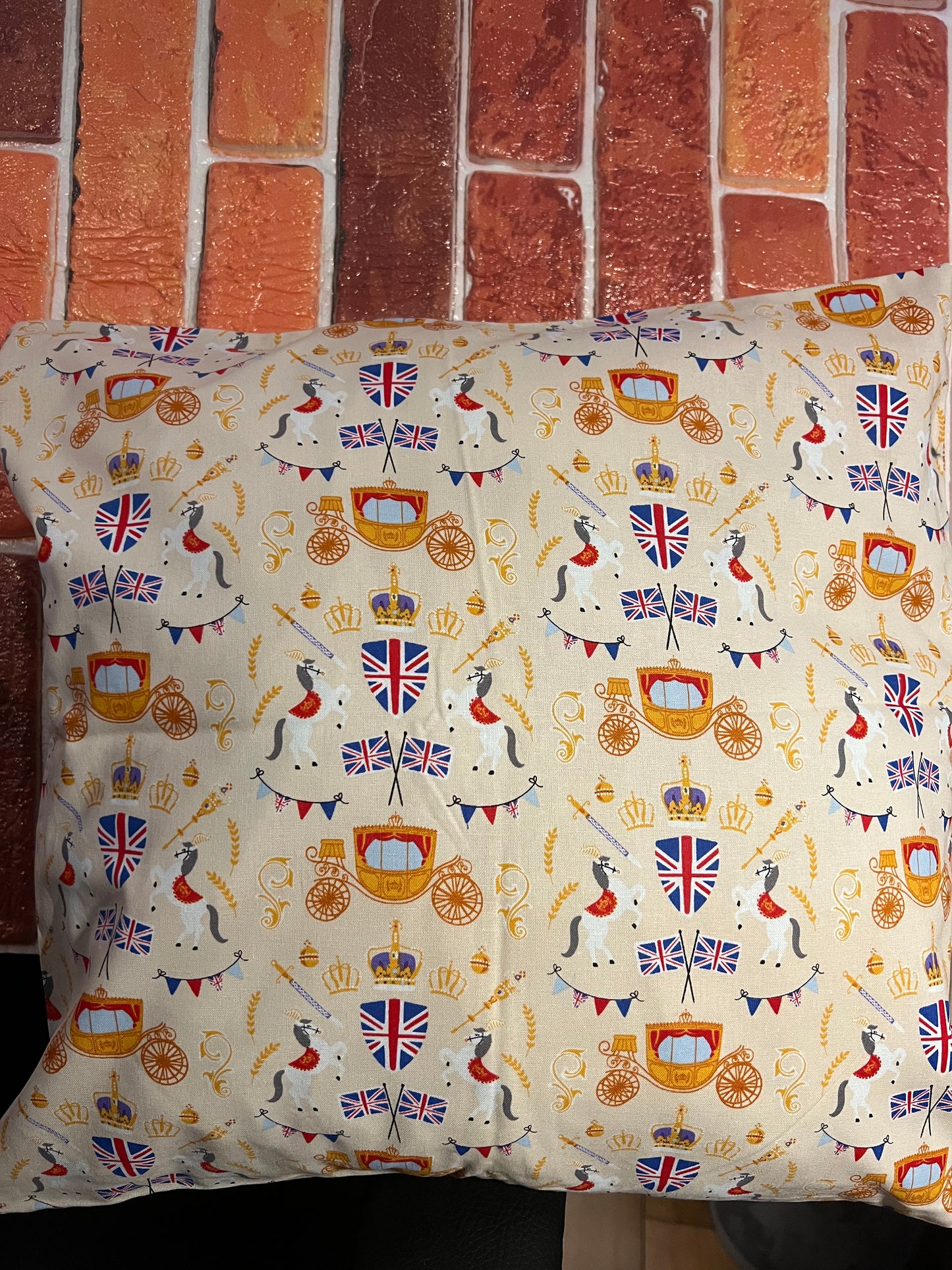 Coronation/Royal cushion covers