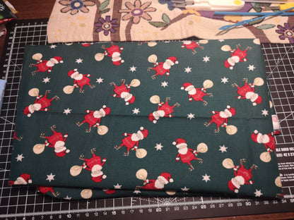 Reusable Cotton Christmas Gift Bags with Lining