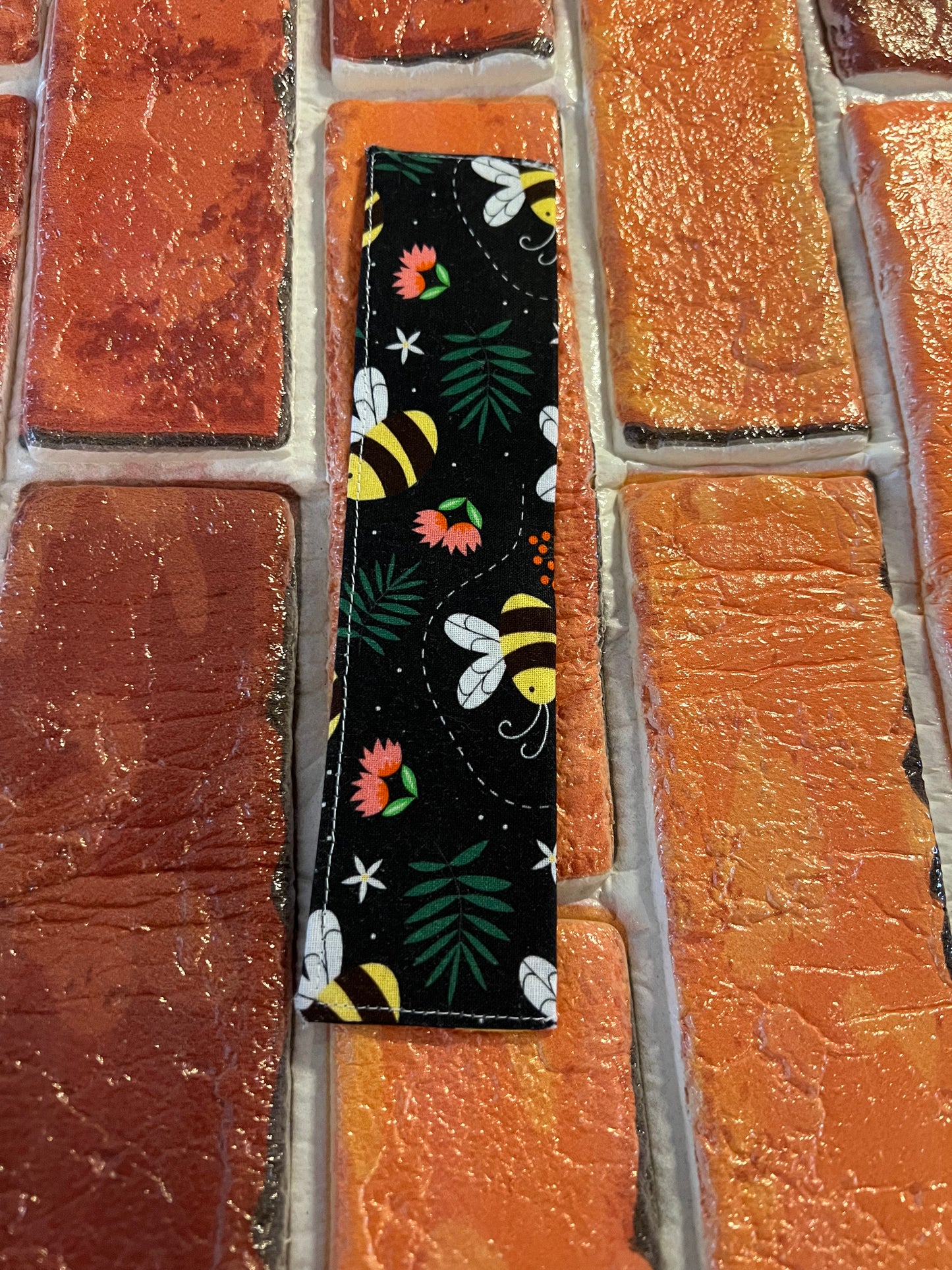 Handmade fabric bookmark